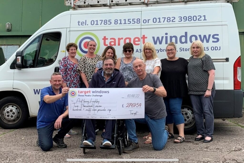 Target Windows Raises £2700 For Anthony Lockley